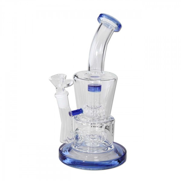 Black Leaf Bubbler Bong Duschkopf Trommel Perkolator