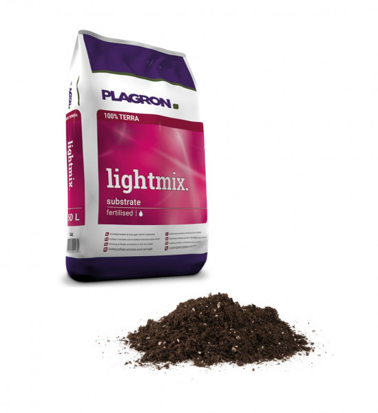 Plagron Erde Lightmix 50 Liter fertilised