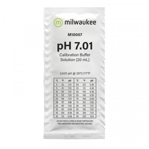 Milwaukee pH 7.01 Kalibrier-Flüssigkeit 20ml Beutel