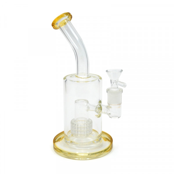 Glas Bubbler Bong mit Matrix Perkolator